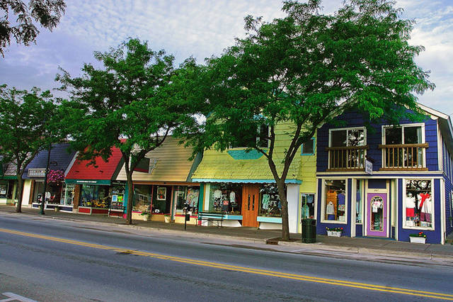 Colorful Bridge Street print